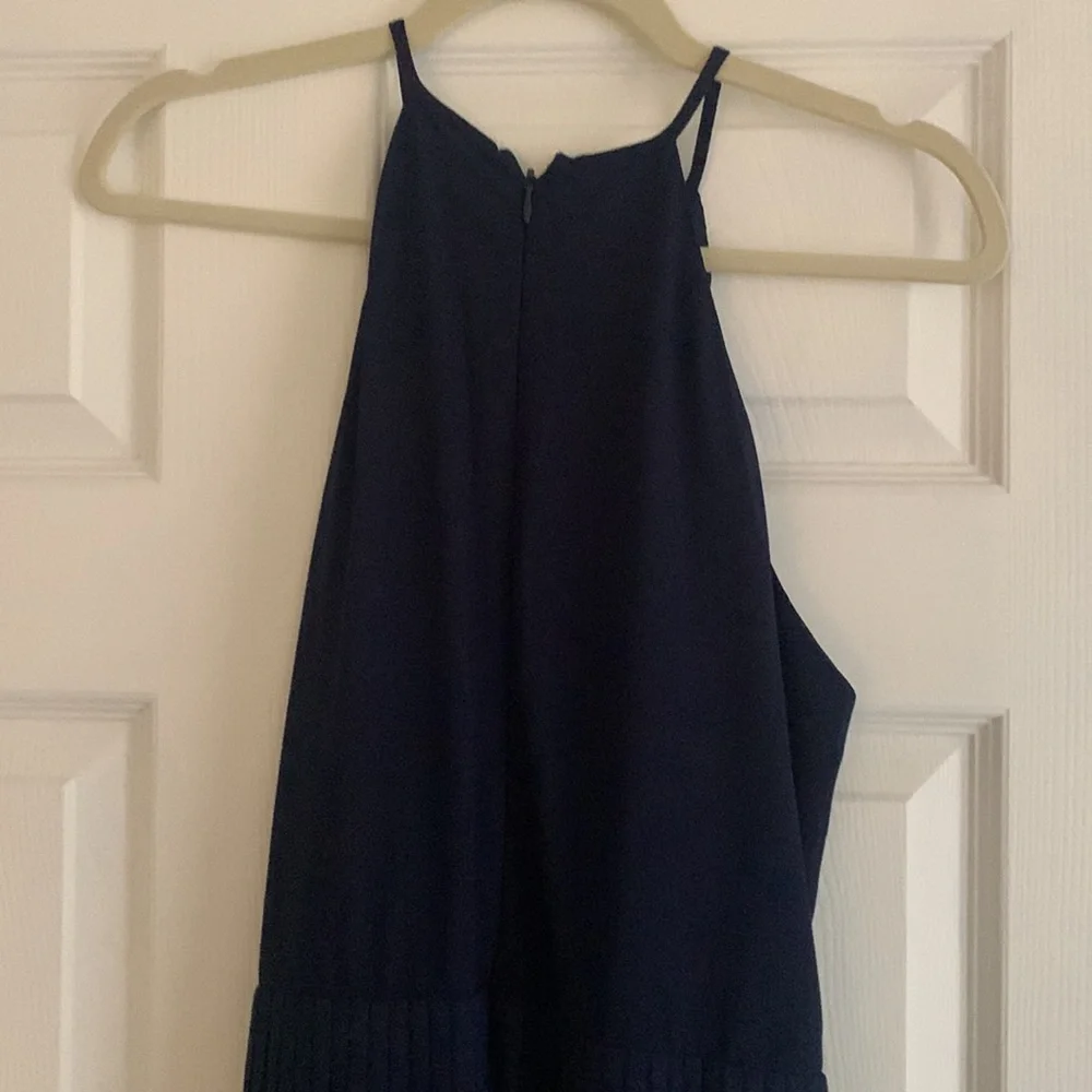 Navy Maternity Wedding Guest Dress - Picture 4 of 4